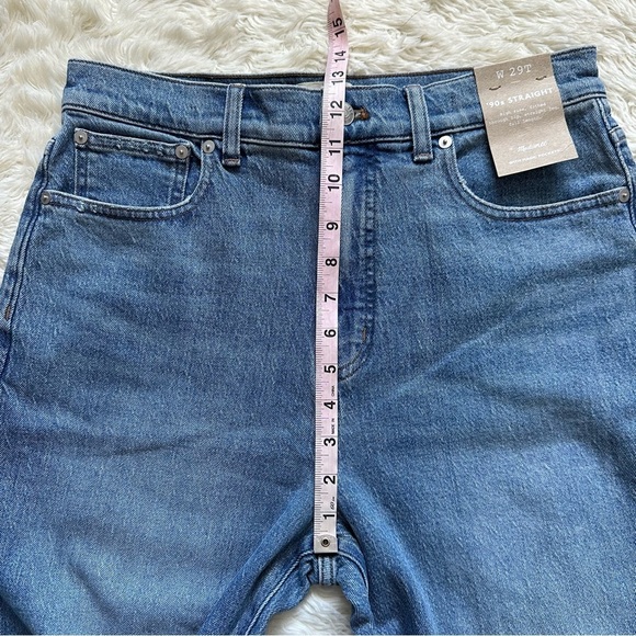Madewell Jeans The Tall '90s Straight in Rondell Wash: Crease Edition 29T NWT - Picture 11 of 12